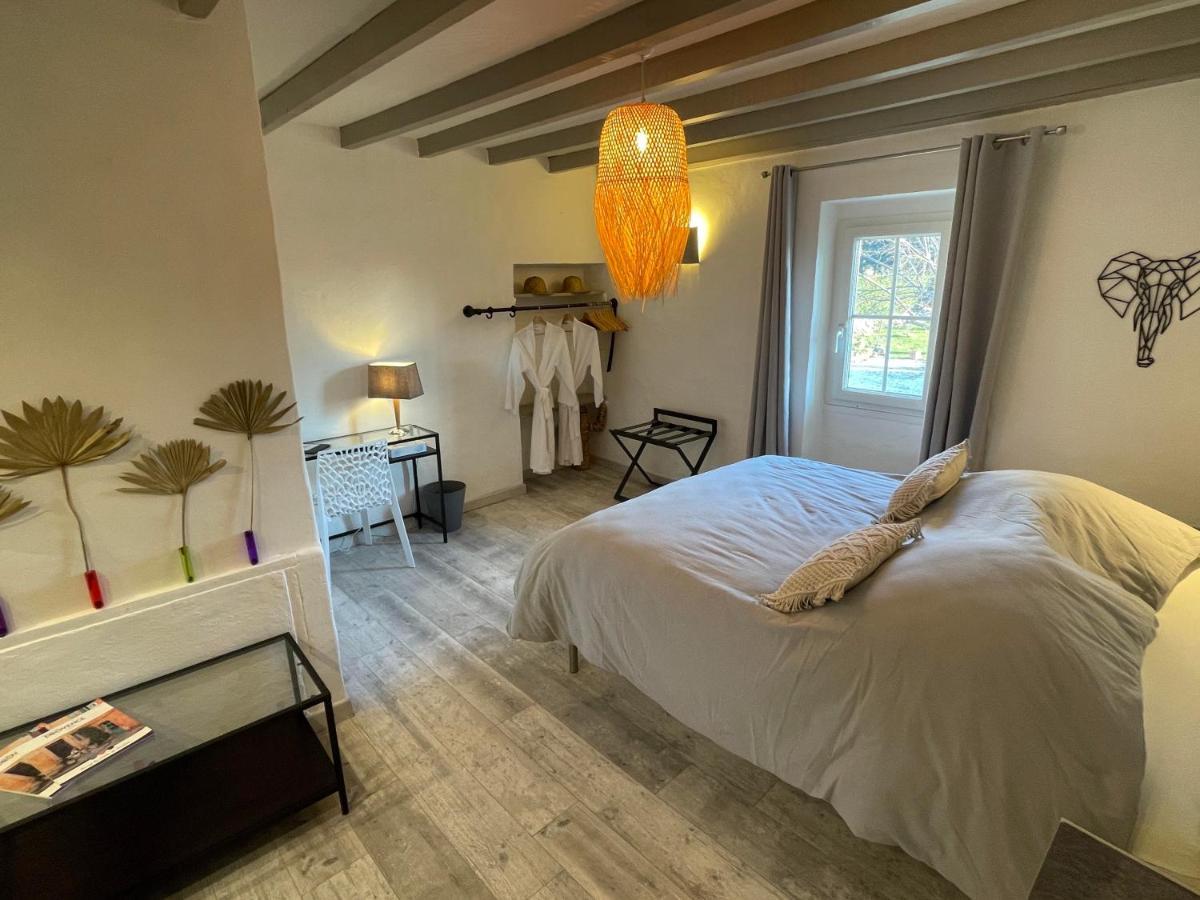 Chambres D Hotes Le Mas Julien Piscine Chauffee Adult Only Orange  Exteriér fotografie