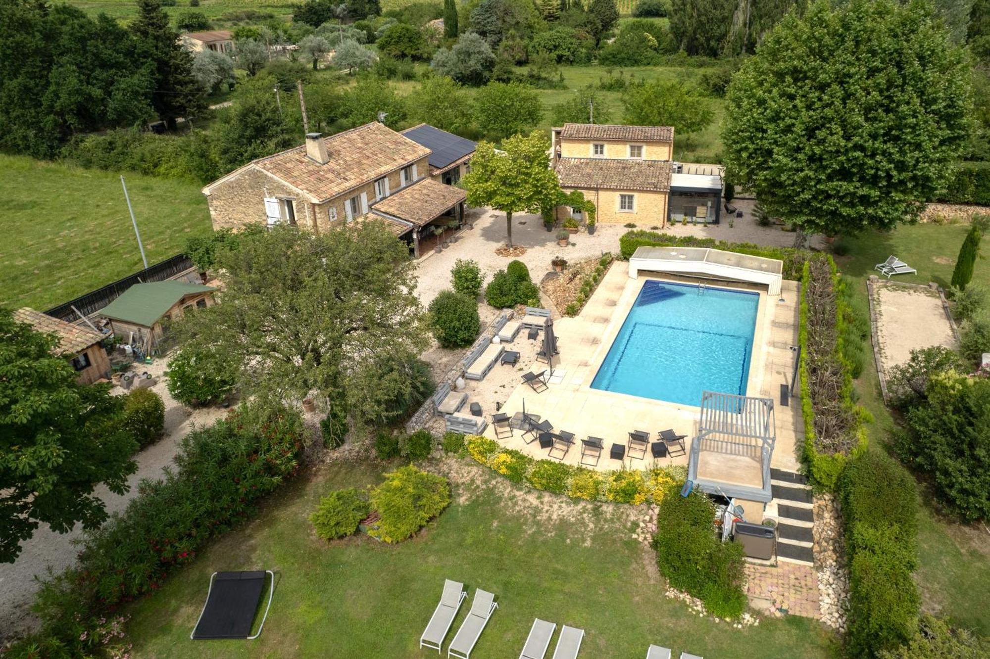 Chambres D Hotes Le Mas Julien Piscine Chauffee Adult Only Orange  Exteriér fotografie